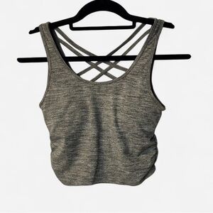 Gilly Hicks Heather Gray Strappy Tank Top